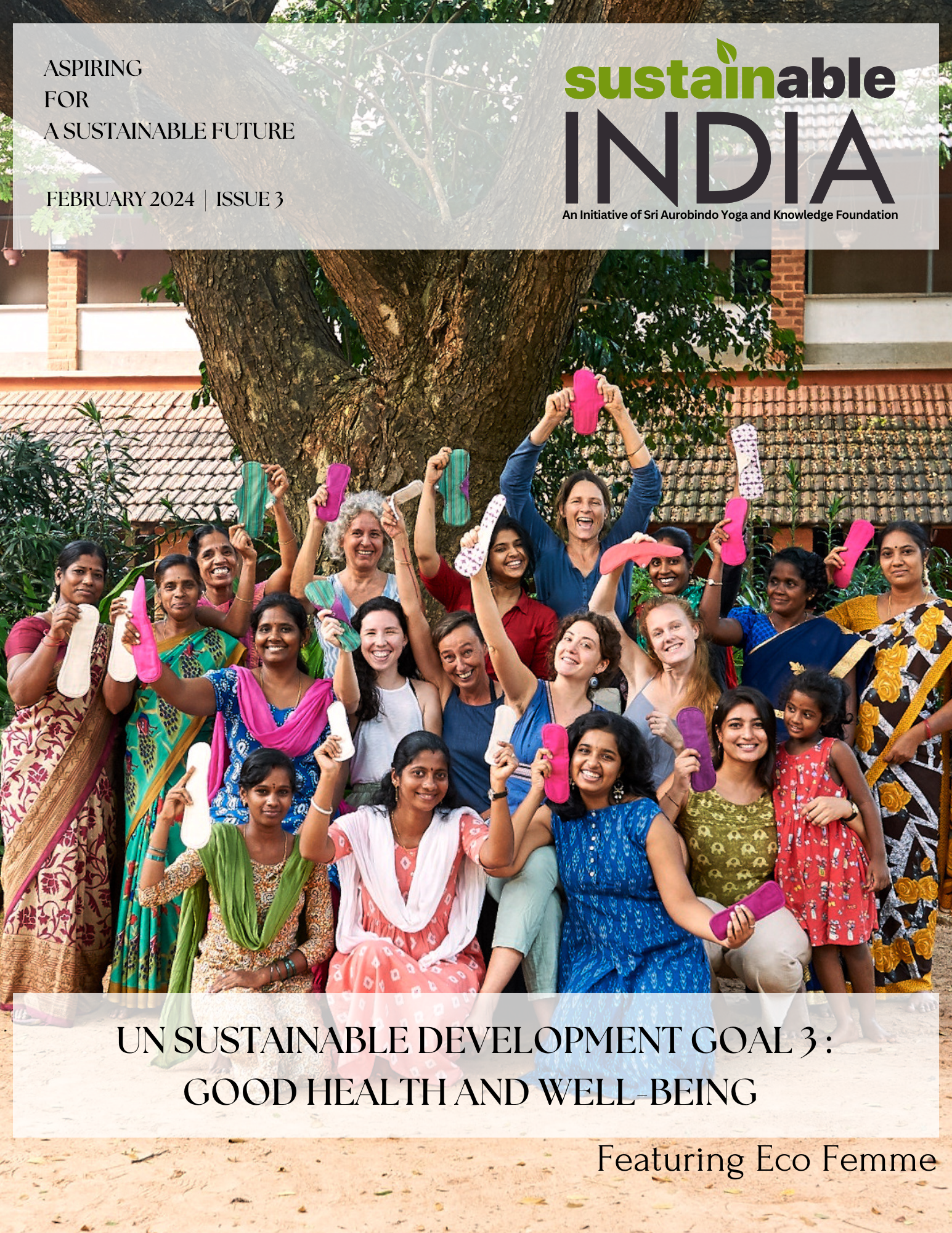 Issue 3 UN Sustainable Development Goal 3 :  Good Health and well-being Featuring EcoFemme